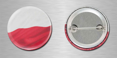 Przypinki znaczki buttony okrągłe 32 mm na zamówienie producent 